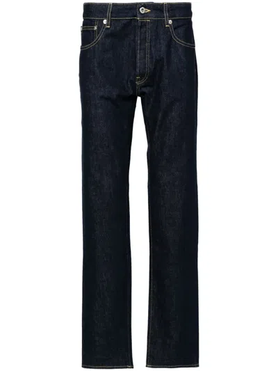 Kenzo Bara Slim-cut Jeans In Blue