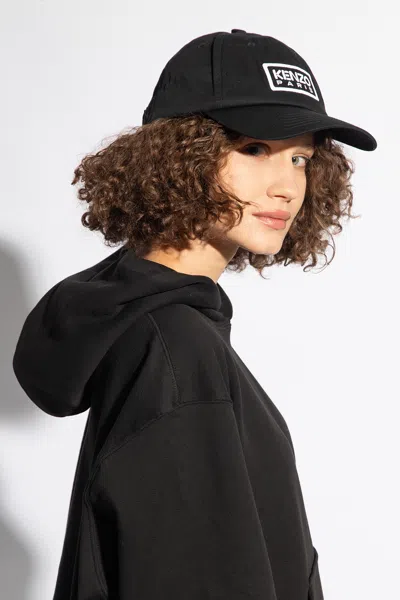 Kenzo Baseball Cap In Black