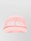KENZO BASEBALL CAP WITH CURVED VISOR AND CONTRASTING PRINT