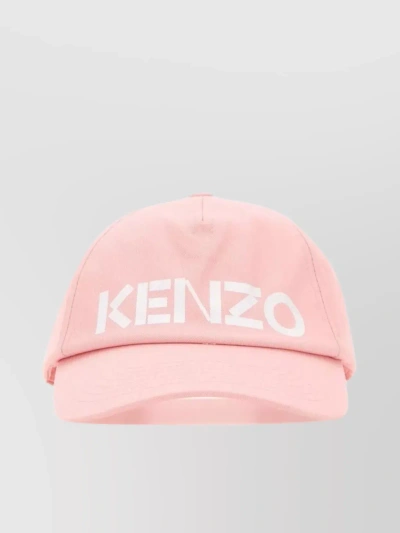 Kenzo Baseball Cap With Curved Visor And Contrasting Print In Pastel