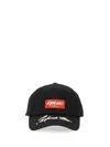 Kenzo Men Baseball Cap With Embroidered Logo In Black
