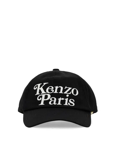 Kenzo Baseball Hat With Logo In Black