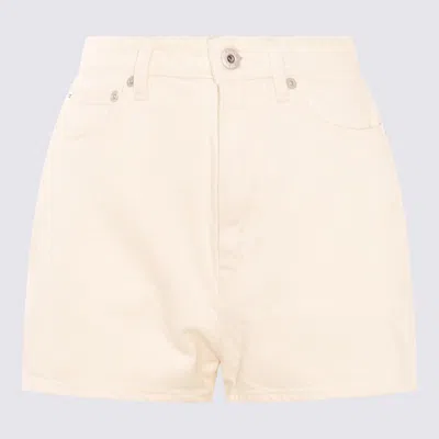 KENZO KENZO BEIGE COTTON SHORTS