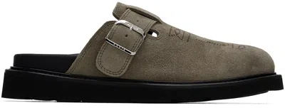 Kenzo Beige  Paris ' Matto' Clogs