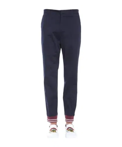 Kenzo Belt-loop Casual Pants In Black