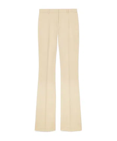Kenzo Belt-loop Casual Pants In Cream