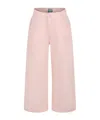 Kenzo Belt-loop Casual Pants In Pink