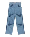 Kenzo Multi-pocket Jeans In Blue
