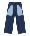 Kenzo Belt-loop Jeans In Blue