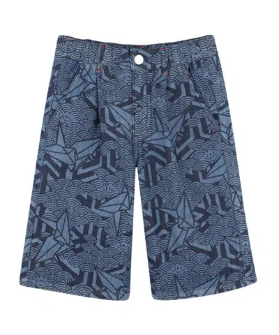 Kenzo Belt Loop Shorts In Gray