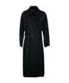 Kenzo Belted Virgin Wool-blend Coat In Black