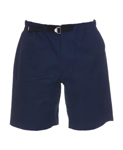 Kenzo Belted-waist Shorts In Blue