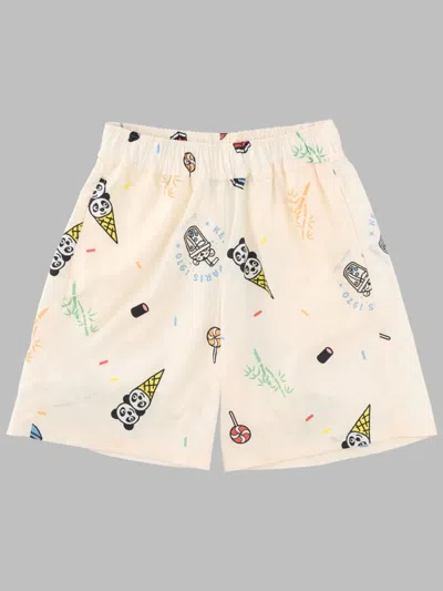 Kenzo Mini Bermuda Shorts For Kids In Neutral