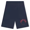Kenzo Logo-print Track Shorts In A Marine
