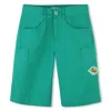 Kenzo Ripstop Shorts In Green