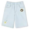 Kenzo Denim Shorts In Light Blue