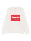 Kenzo X Futura 2000 Sweater In White Wool In White