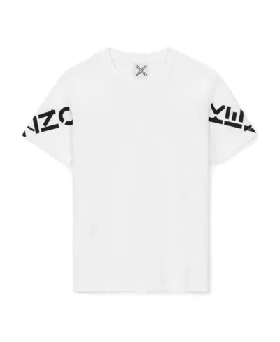 Kenzo Big X Logo-print T-shirt In White