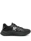 Kenzo Pace Sneakers With Mesh And Rubber Sole In Black