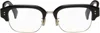 Kenzo Black & Gold  Paris Boke Flower Glasses In Gold