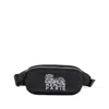 Kenzo Versatile Belt Bag Adjustable Strap Front Pocket In Black