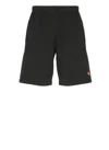 Kenzo Bermuda Shorts With Pop Logo In Black