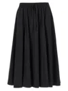Kenzo Boke Flower 2.0 Skirt With Flared Hem And Bow Detail