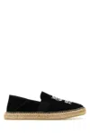 Kenzo Black  Paris Elastic Espadrilles In Black