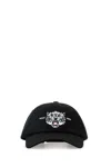 Kenzo Happy Tiger Varsity Baseball Cap In Black