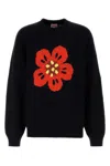 Kenzo Boke Flower Sweater In Black