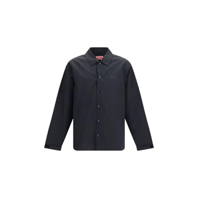 Kenzo Lightweight Cotton And Nylon Jacket In Black