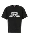 Kenzo Black Oversized T-shirt With Print