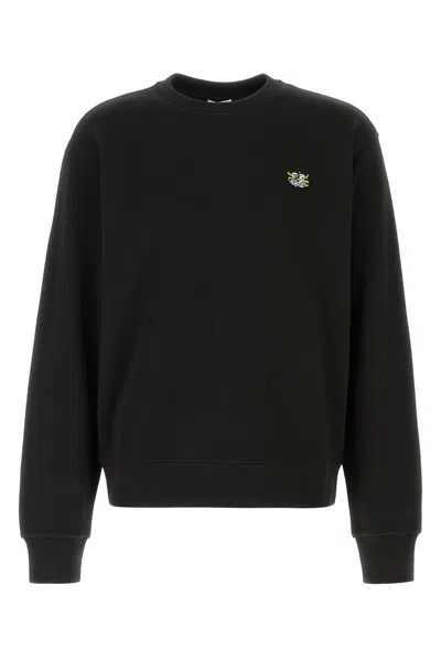 KENZO BLACK COTTON SWEATSHIRT