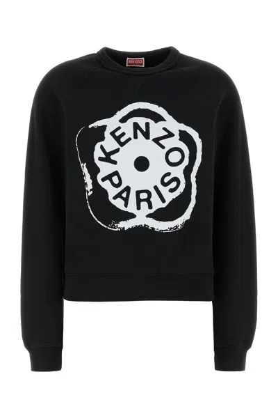 Kenzo Black Cotton Sweatshirt