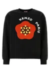 Kenzo Felpa In Cotone Nero  Donna In Black