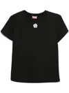 Kenzo 'floral 2.0' T-shirt In Black
