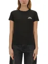 Kenzo Happy Tiger Print T-shirt In Black