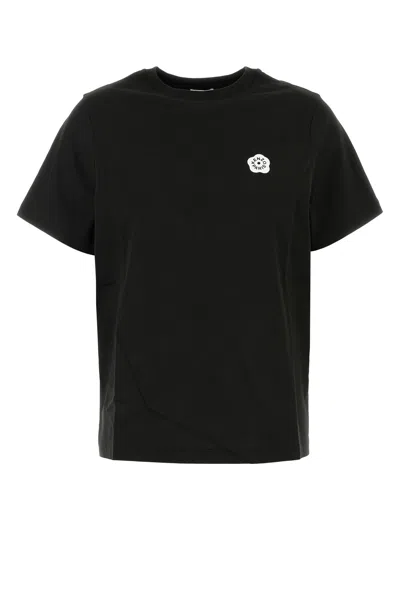 Kenzo Black Cotton T-shirt In Multi