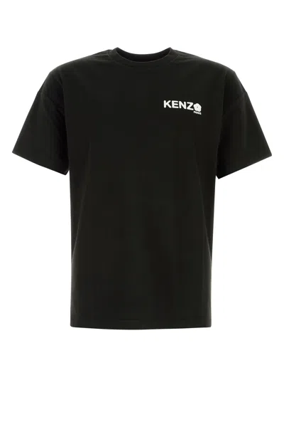 KENZO KENZO BLACK COTTON T-SHIRT