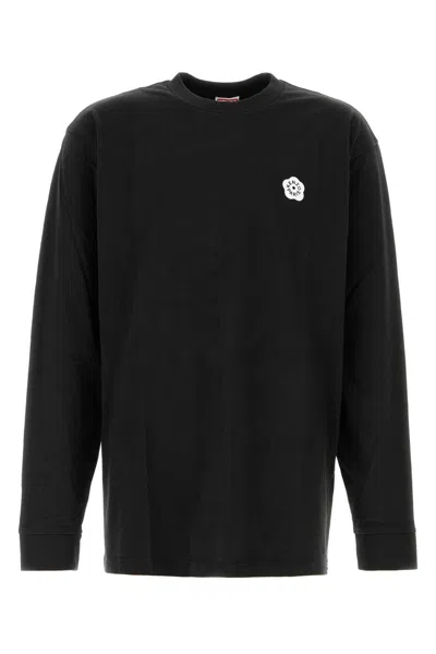KENZO BLACK COTTON T-SHIRT