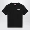 Kenzo Black Cotton T-shirt With Logo