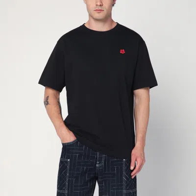 KENZO KENZO BLACK CREW NECK T-SHIRT IN COTTON