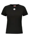 Kenzo 'floral 2.0' T-shirt In Black