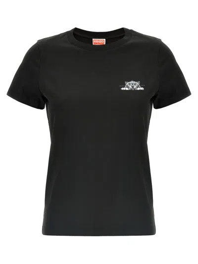 KENZO BLACK HAPPY TIGER T-SHIRT