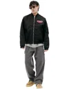 Kenzo Black Jacket With Patch In Black