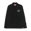 Kenzo Jacket With Tiger Motif In Black