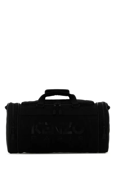 KENZO BLACK KENZO 48 DUFFLE BAG
