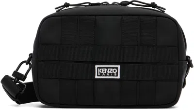 Kenzo Explorer Messenger Bag In Black