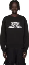 Kenzo Sweatshirt With A Distinctive Tiger Head In Black