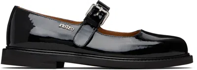 Kenzo Black  Paris ' Meari' Mary Jane Loafers